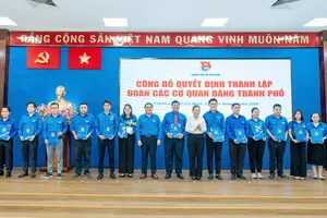 Thành lập Đoàn các cơ quan Đảng thành phố trực thuộc Thành đoàn TPHCM