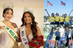 Hoa hậu Thanh Thủy dự Hội nghị UN Women, chia sẻ dự án “Nước sạch” tại Mỹ