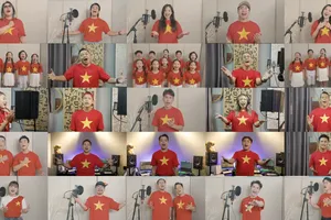 Tiêu Minh Phụng và gần 30 nghệ sĩ hòa giọng “Vết chân hằn trên lửa”