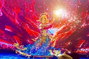 Hoa hậu Yến Nhi mang trang phục “Thăng Long Hội” đến Hoa hậu Hòa bình Thế giới 2025