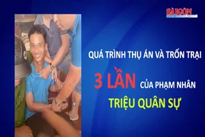 Hành trình thụ án và trốn trại 3 lần của phạm nhân Triệu Quân Sự