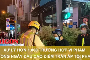 Xử lý hơn 1.000 trường hợp vi phạm trong ngày đầu cao điểm trấn áp tội phạm