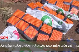 Ngày đêm ngăn chặn pháo lậu qua biên giới Việt - Lào 
