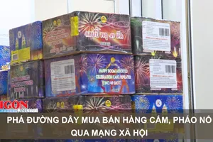 Phá đường dây mua bán hàng cấm, pháo nổ qua mạng xã hội