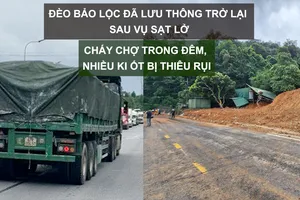 Tin nóng: Đèo Bảo Lộc đã lưu thông trở lại sau vụ sạt lở; Cháy chợ trong đêm, nhiều ki ốt bị thiêu rụi