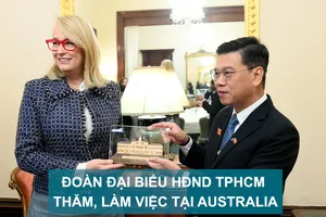 Đoàn đại biểu HĐND TPHCM thăm, làm việc tại Australia