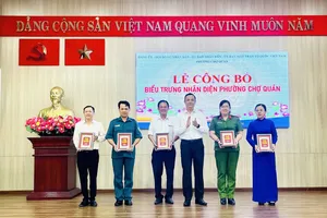 Phường Chợ Quán công bố bộ biểu trưng nhận diện 