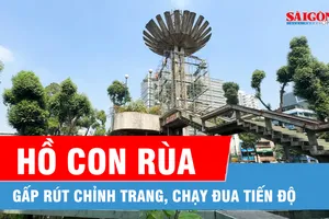 Gấp rút chỉnh trang Hồ Con Rùa, kịp phục vụ người dân du xuân 2026