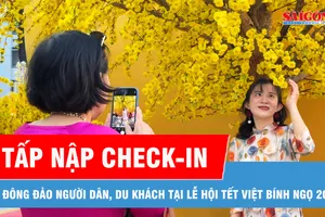 Đông đảo người dân, du khách check-in Lễ hội Tết Việt Bính Ngọ 2026