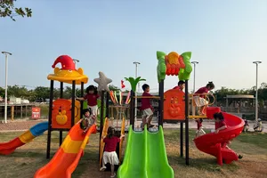 Xã Xuân Thới Sơn khánh thành khu vui chơi thiếu nhi