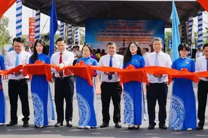 Phường Đông Hòa khánh thành nhiều công trình hạ tầng đô thị