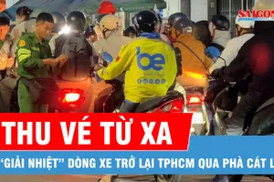 Áp dụng thu vé từ xa, phà Cát Lái “giải nhiệt” dòng xe sau lễ