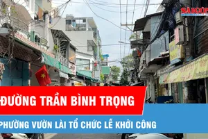 Phường Vườn Lài khởi công dự án mở rộng đường Trần Bình Trọng 