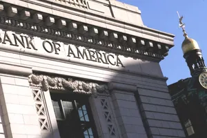 Ngân hàng Bank of America (BofA), ngân hàng lớn thứ hai tại Mỹ. Ảnh: Keystone