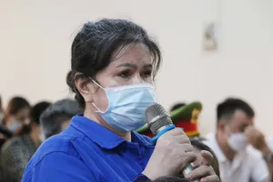 Bị cáo Nguyễn Thị Thủy Liên tại tòa. Ảnh: CTV