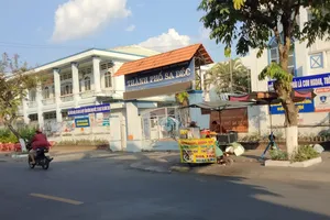 Trường THPT thành phố Sa Đéc – nơi xảy ra vụ việc. Ảnh: QUỐC BÌNH