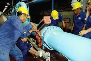 Trung tâm chống ngập kiến nghị Sawaco di dời ống cấp nước