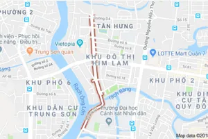 Đổi mới tên 6 tuyến đường ở quận 7