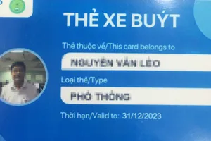 Thẻ  thanh toán vé xe buýt điện tử