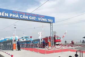 Bến phà Cần Giờ - Vũng Tàu. Ảnh: QUỐC HÙNG