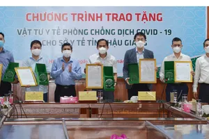 Trungnam Group hỗ trợ  hơn 46 tỷ đồng  phòng, chống dịch Covid-19. Ảnh: QUỐC HÙNG
