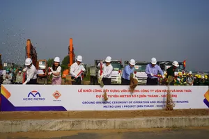 Khởi công xây dựng tòa nhà vận hành tuyến Metro số 1