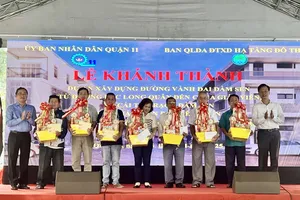 Đưa vào sử dụng tuyến đường vành đai Đầm Sen và rạch Đầm Sen