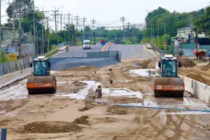 Nhiều gói thầu trong Dự án đường Vành đai 3 TPHCM bị chậm tiến độ