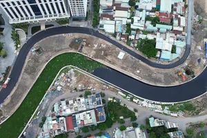 Rạch Xuyên Tâm dự kiến hoàn thành toàn bộ vào năm 2007. Ảnh: QUỐC HÙNG
