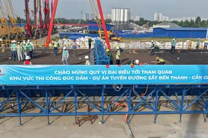 Đồng loạt thi công các hạng mục trọng điểm Dự án đường sắt tốc độ cao Bến Thành - Cần Giờ