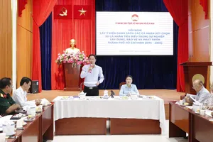 Ngày 12-3, Ủy ban MTTQ Việt Nam TPHCM đã tổ chức hội nghị lấy ý kiến xét chọn cá nhân tiêu biểu trong sự nghiệp xây dựng, bảo vệ, phát triển TPHCM (giai đoạn 1975-2025)