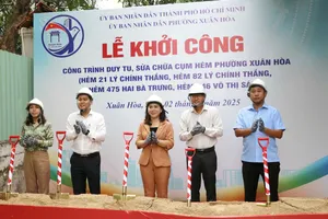 Phường Xuân Hòa, TPHCM khởi công dự án dân sinh đầu tiên sau sắp xếp