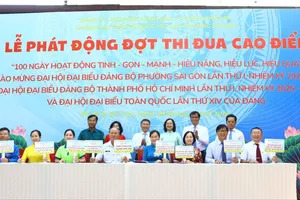 Phường Sài Gòn phát động thi đua chào mừng Đại hội 