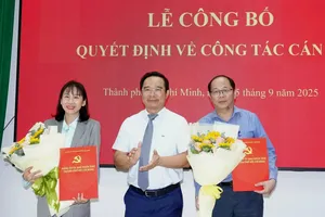 Chỉ định đồng chí Dương Hồng Thắng và đồng chí Phạm Thị Thanh Hiền tham gia Ban Thường vụ Đảng ủy UBND TPHCM