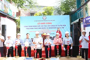 Người dân phường Tân Thới Hiệp đóng góp kinh phí 3,9 tỷ đồng để nâng cấp 5 tuyến hẻm