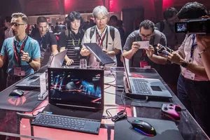 Tại khu vực dành cho esports, những chiếc laptop phù hợp nhất cho thể thao điện tử được trưng bày tại đây