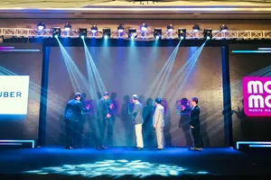 Buổi ký kết chiến lược giữa MoMo với Uber