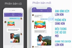 So sánh phiên bản mới của Viber