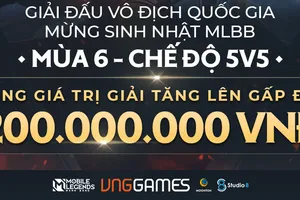Giải đấu Vô Địch Quốc Gia Mùa 6 sẽ là giải đấu có tổng giá trị tiền thưởng lớn nhất trong các mùa từng diễn ra