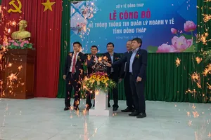 Đồng Tháp ra mắt Hệ thống thông tin quản lý ngành y tế