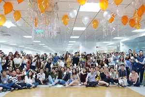 POPS WORLDWIDE Việt Nam gồn những nhận viên trẻ trung, năng động