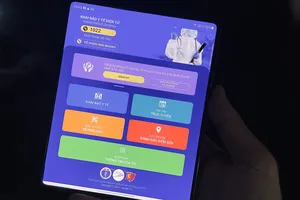 Dễ dàng thực hiện các thao tác trên nền tảng khai báo y tế điện tử của "Y tế HCM"