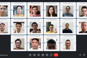 Đại diện các studio game ở Việt Nam tham dự lễ tốt nghiệp trực tuyến của Vietnam Google Gaming Growth Lab 2021