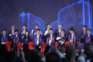 Các lãnh đạo cấp cao của Tập đoàn FPT và FPT Software trong sự kiện 