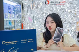Phương Mỹ Chi chọn Trade-in iPhone 15 Pro Max tại Di Động Việt