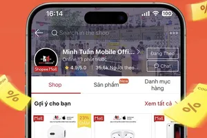 Minh Tuấn Mobile nhận chứng nhận Shopee Mall