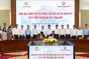 TP Hải Phòng và Tập đoàn FPT ký kết hợp tác