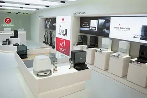 Một góc không gian cửa hàng trải nghiệm của Roborock