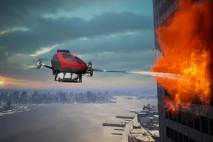 Cần thiết bị UAV trong phòng, chữa cháy