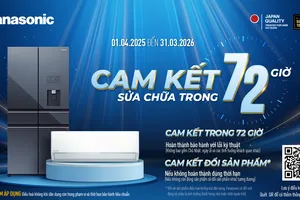 Panasonic thực hiện chính sách bảo hành 72 giờ mang đến sự yên tâm cho người dùng.